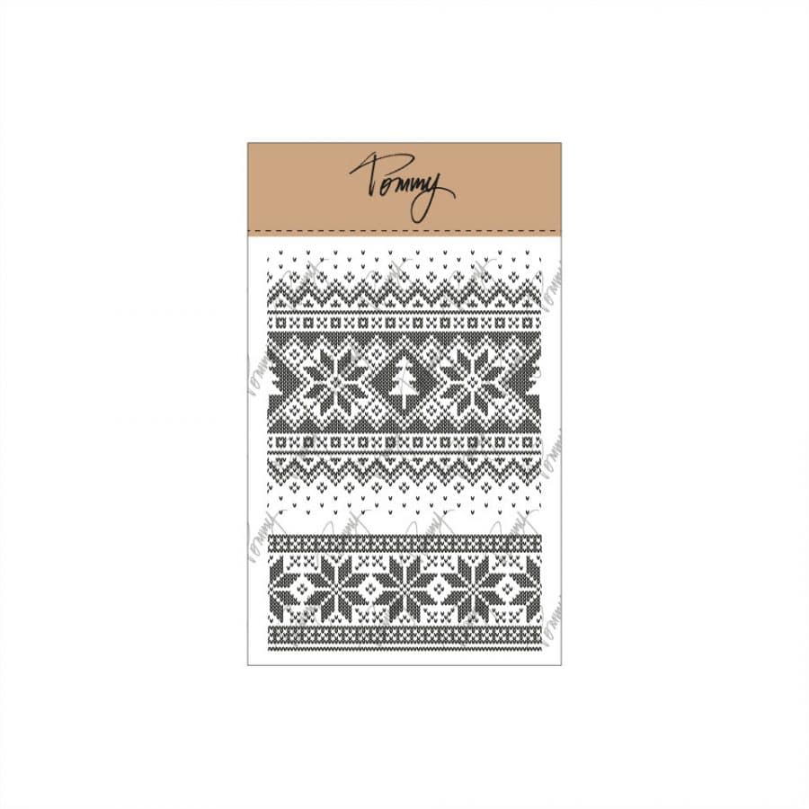 TOMMY ART - Tommy clear stamps – Sweater Texture