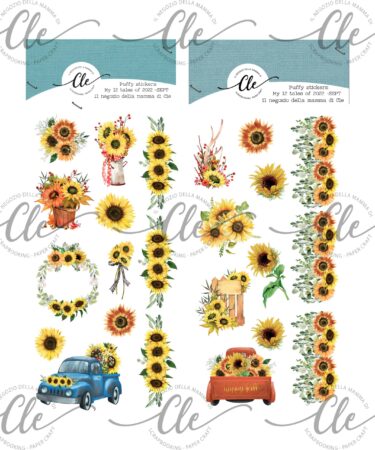 IL NEGOZIO DELLA MAMMA DI CLE - GLI ABBELLIMENTI  DELLA CLE - MY 12 TALES OF 2022 - SETTEMBRE - PUFFY STICKERS