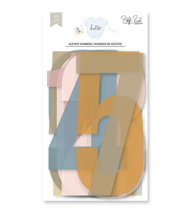 LORA BAILORA - Números de acetato HELLO