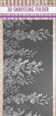 Nellie‘s Choice 3D Emb. folder - Slimline Lupins