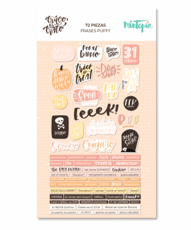 MINTOPIA - Collezione Truco o trato Stickers  frases