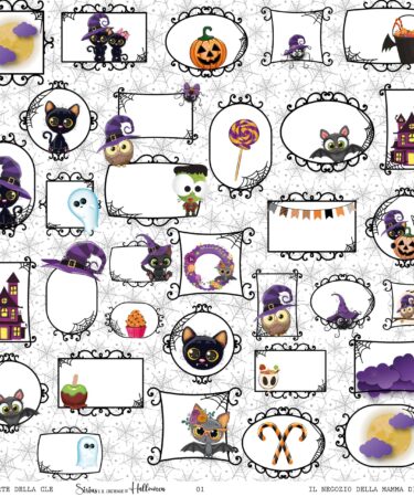 IL NEGOZIO DELLA MAMMA DI CLE - SIRIUS E IL GIROTONDO DI HALLOWEEN CARTA NUM. 1