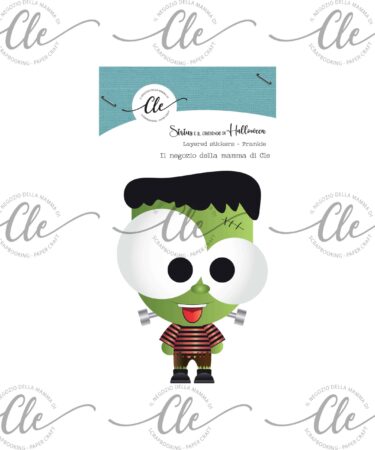 IL NEGOZIO DELLA MAMMA DI CLE - SIRIUS E IL GIROTONDO DI HALLOWEEN - Layered Stickers-  FRANKIE