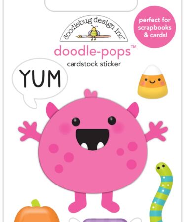 Doodlebug-  Collezione MONSTER MADNESS -candy monster doodle-pops