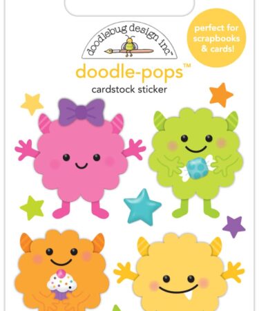 Doodlebug-  Collezione MONSTER MADNESS -mini monsters doodle-pops