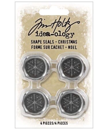 Idea-Ology Metal Shape Seals 4/Pkg -Christmas