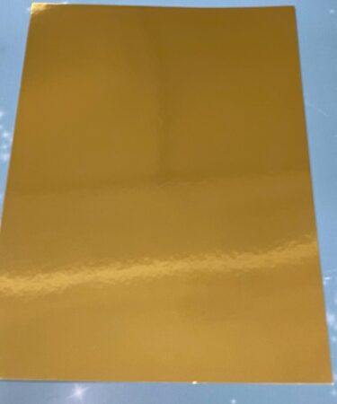 IL NEGOZIO DELLA MAMMA DI CLE - LE CARTE DELLA CLE- CARTONCINO FOILIZZATO A4 - GOLD LUCIDO