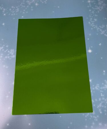 IL NEGOZIO DELLA MAMMA DI CLE - LE CARTE DELLA CLE- CARTONCINO FOILIZZATO A4 - GREEN 2 LUCIDO CLASSICO HOLLY JOLLY