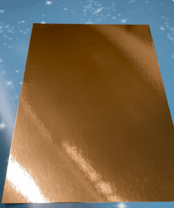 IL NEGOZIO DELLA MAMMA DI CLE - LE CARTE DELLA CLE- CARTONCINO FOILIZZATO A4 -ROSE GOLD