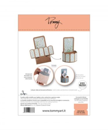 TOMMY ART - fustella – Decagon Pop up card ®