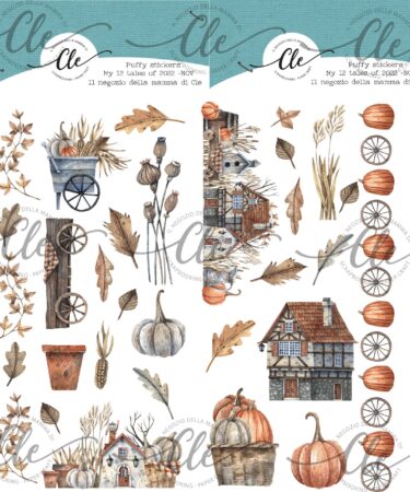 IL NEGOZIO DELLA MAMMA DI CLE - GLI ABBELLIMENTI DELLA CLE - MY 12 TALES OF 2022 - NOVEMBRE - PUFFY STICKERS
