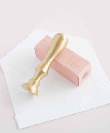 LORA BAILORA - Mango-  MANICO PER SIGILLO IN OTTONE OPACO modello : LATÓN MACIZO