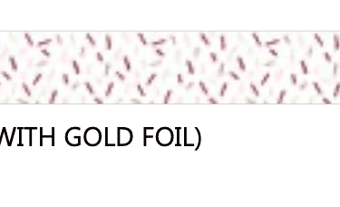 PAPERO AMO - Collezione Christmas Village -Washi Tape -Confetti (with gold foil)