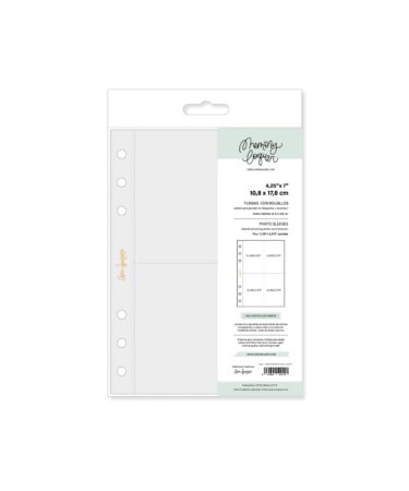 LORA BAILORA - 10 page protectors  4,25"X7" (4 tasche)