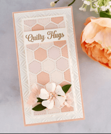 Alternative view of SPELLBINDERS- FRENCH BRAID AND HEXAGON PANELS ETCHED DIES