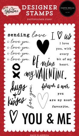 Carta Bella- Collezione I Heart Us Clear Stamps