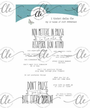 IL NEGOZIO DELLA MAMMA DI CLE - I TIMBRI DELLA CLE – MY 12 TALES OF 2023- FEBBRAIO