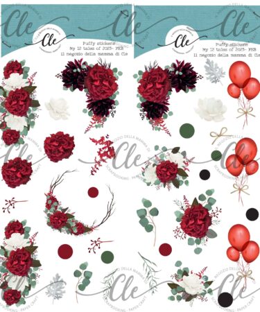 IL NEGOZIO DELLA MAMMA DI CLE - GLI ABBELLIMENTI DELLA CLE - MY 12 TALES OF 2023 – FEBBRAIO- PUFFY STICKERS