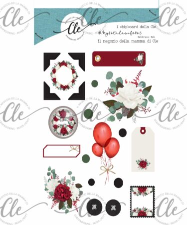 IL NEGOZIO DELLA MAMMA DI CLE - GLI ABBELLIMENTI DELLA CLE – MY 12 TALES OF 2023 - FEBBRAIO- CHIPBOARDS