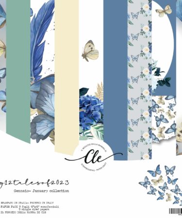 IL NEGOZIO DELLA MAMMA DI CLE - LE CARTE DELLA CLE - MY 12 TALES OF 2023 - GENNAIO  PAPER PACK