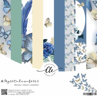 IL NEGOZIO DELLA MAMMA DI CLE - LE CARTE DELLA CLE - MY 12 TALES OF 2023 - GENNAIO  PAPER PACK