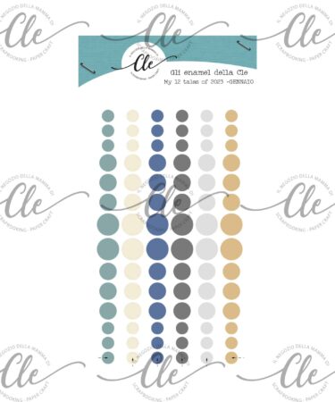 IL NEGOZIO DELLA MAMMA DI CLE - GLI ABBELLIMENTI DELLA CLE – MY 12 TALES OF 2023- ENAMEL GENNAIO