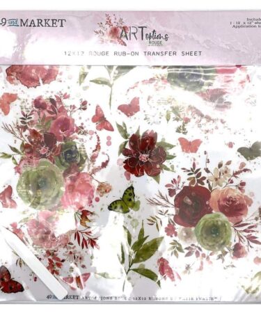 49 And Market  - Collezione Rouge - ARToptions Rouge Rub-Ons 12"X12" 1/Sheet