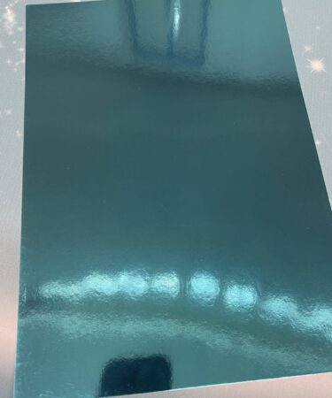 IL NEGOZIO DELLA MAMMA DI CLE - LE CARTE DELLA CLE- CARTONCINO FOILIZZATO A4 - GLOSS TEAL - OTTANIO LUCIDO