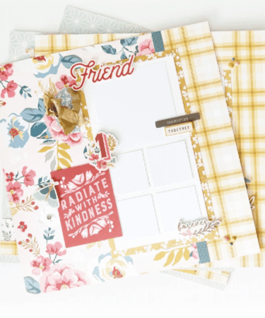 PRODOTTO CONTENITORE - SIMPLE STORIES WILD FLOWER LAYOUT CLASS