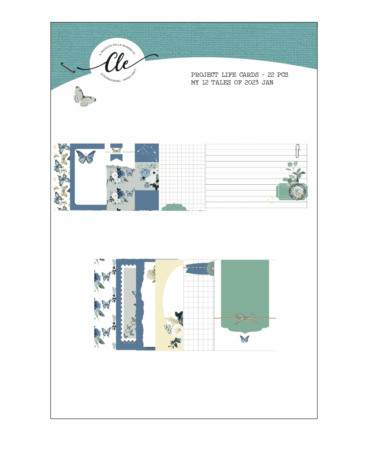 IL NEGOZIO DELLA MAMMA DI CLE – LE TESSERE DEL PROJECT LIFE DELLA CLE – MY 12 TALES OF 2023 - GENNAIO