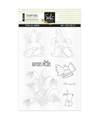 SOKAI - Collezione  SO' Celebrate  -Set di timbri - Tous au jardin