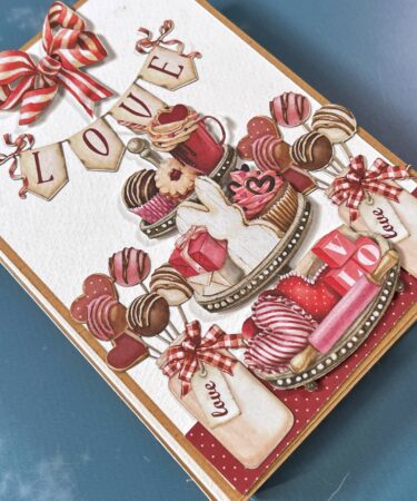 MINI ACCORDION ALBUM CHOCOLATE KISS- PRODOTTO CONTENITORE