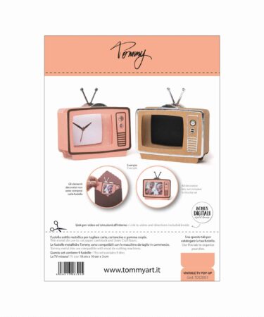 tommy art fustella – Vintage tv pop-up