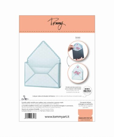 TOMMY ART fustella – Envelope pop-up