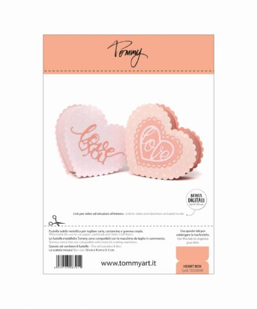 TOMMY ART fustella – Heart box