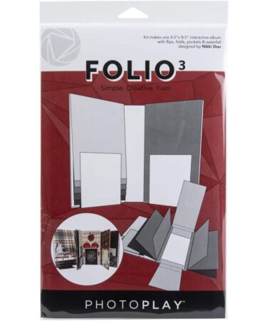 PhotoPlay Folio 4.5"X8.5" - White