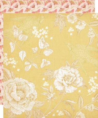 SIMPLE STORIES - COLLEZIONE WILD FLOWER - Carta Patterned BEAUTIFUL VIEW