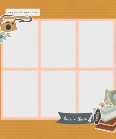 Alternative view of SIMPLE STORIES - COLLEZIONE  HERE + THERE - SIMPLE PAGES PAGE PIECES