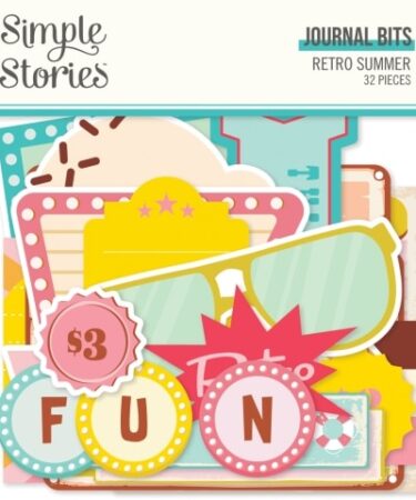 SIMPLE STORIES - COLLEZIONE RETRO SUMMER - JOURNAL BITS & PIECES