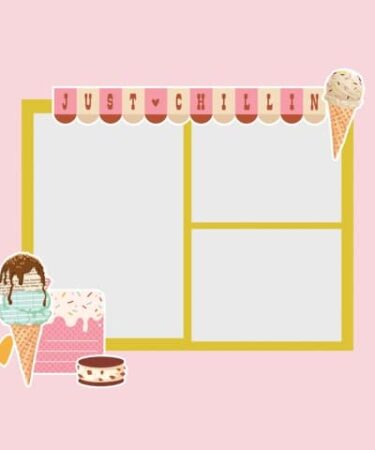 Alternative view of SIMPLE STORIES - COLLEZIONE RETRO SUMMER - SIMPLE PAGES PAGE PIECES