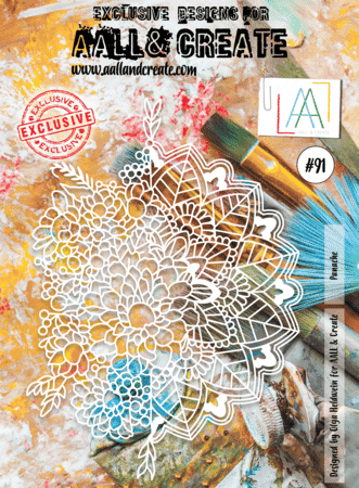 AALL & CREATE - Stencil A4 Panache -091