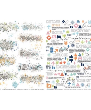 Alternative view of 49 and Market - Collezione Everywhere - Rub-Ons 6"X8" 2/Sheets Defining Words