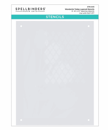SPELLBINDERS - Wonderful Tulips Layered Stencils