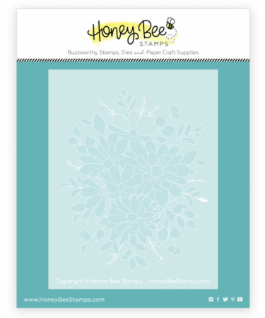 HONEY BEE  - Set di 2 stencil coordinati A2 - Daisy Layers Bouquet