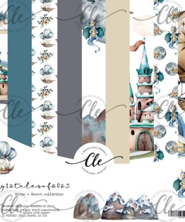 IL NEGOZIO DELLA MAMMA DI CLE - LE CARTE DELLA CLE - MY 12 TALES OF 2023 - MARZO  PAPER PACK