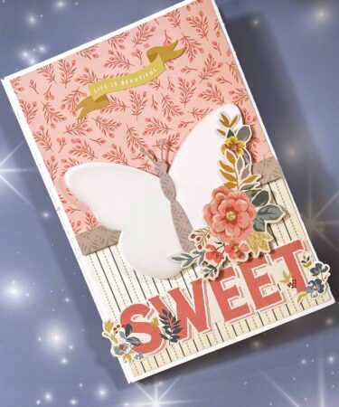 MINI ALBUM- WILD FLOWER- SIMPLE STORIES- PRODOTTO CONTENITORE