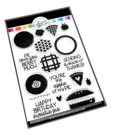 CATHERINE POOLER - set di timbri in silicone PIE DAY