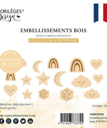 Florilèges Design - Collezione A PETITS PAS -  Abbellimenti in legno  À PETITS PAS