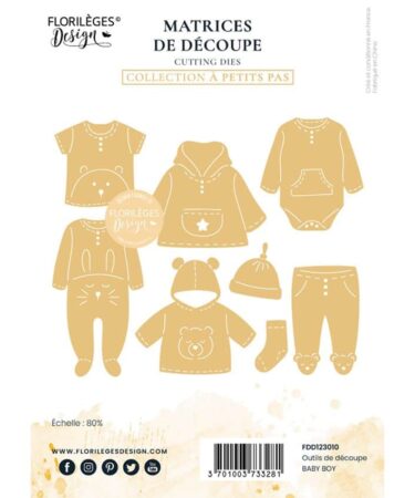 Florilèges Design - Collezione A PETITS PAS -  fustelle  BABY BOY