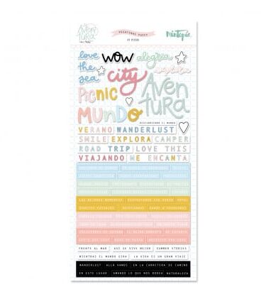 MINTOPIA - PEGATINAS PUFFY FRASES AVENTURA DE MINTOPIA